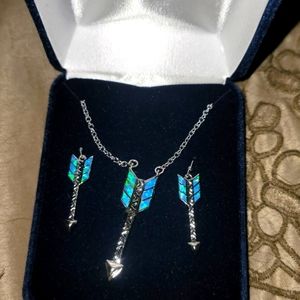 Montana silversmith necklace and earrings set